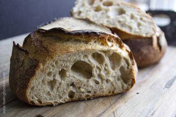 tartine bread crumb close up | feeling foodish.com