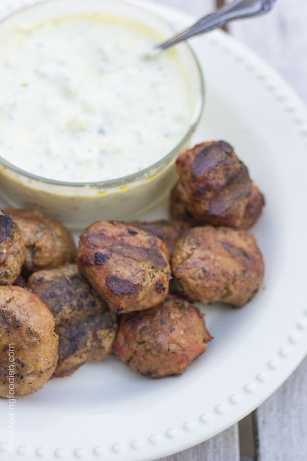The fastest "meatballs" you'll ever make plus my favorite recipe for tzatziki sauce!