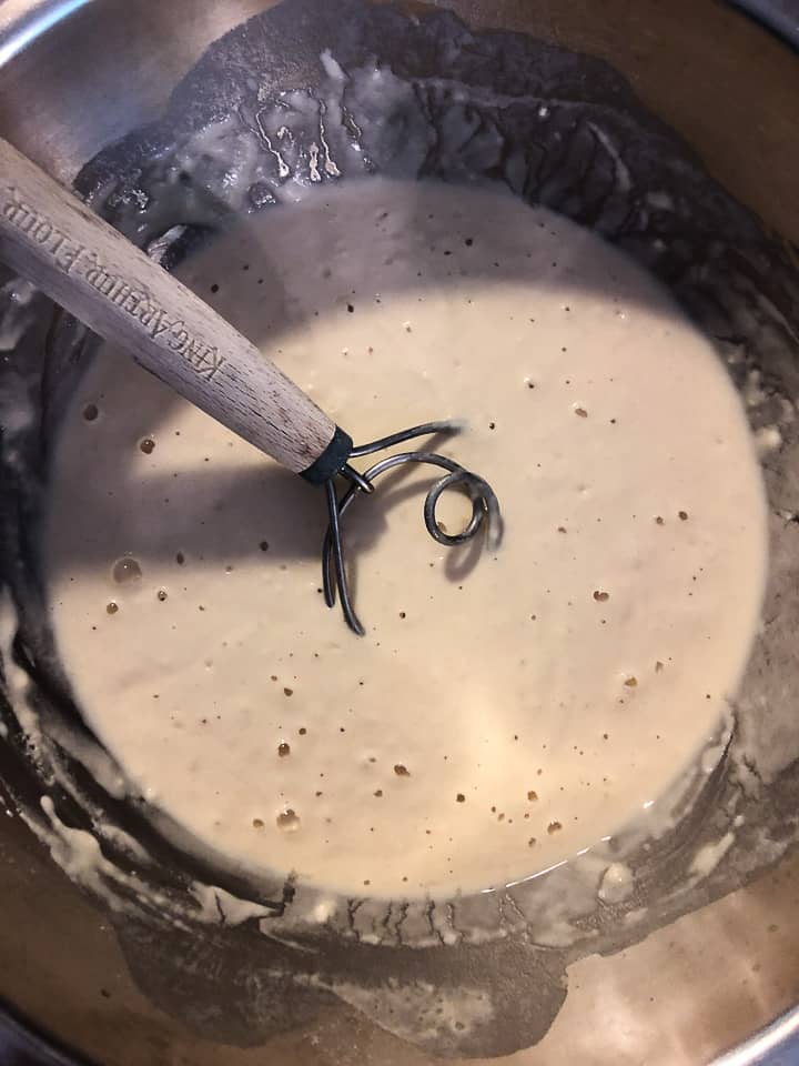 bowl of fish fry batter ready for dipping