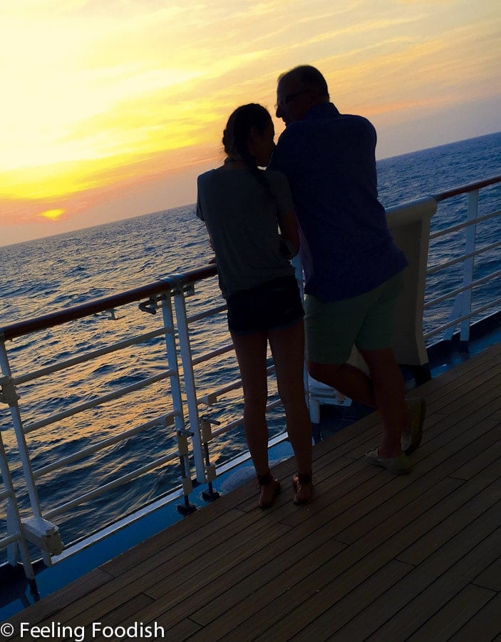 Silhouette Sunset Carnival Cruise