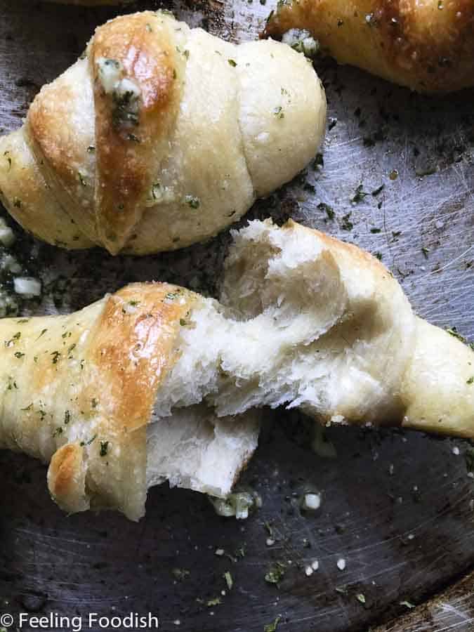 Garlic Knots With Pizza Dough Feeling Foodish