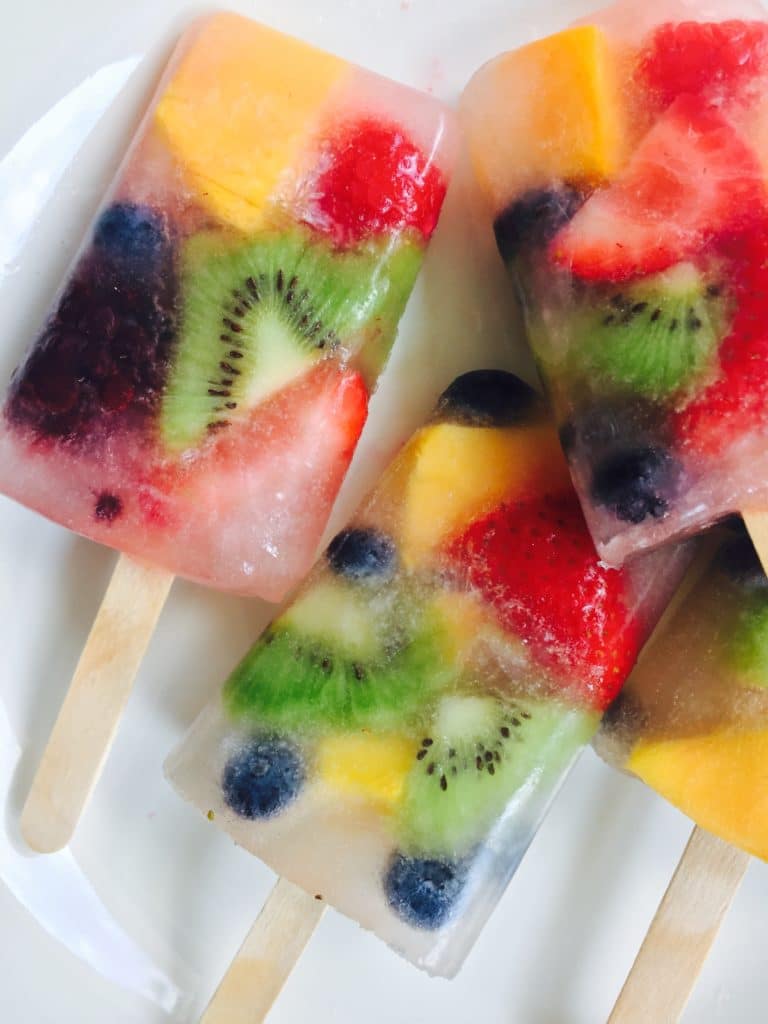 Real fresh fruit pops, So easy and healthy
