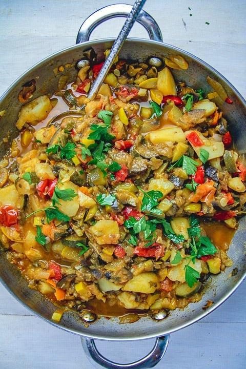 pan of ciabatta (italian vegetable stew)