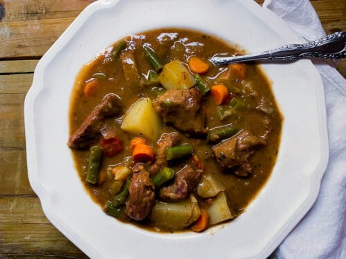 Red Wine Beef Stew - Feeling Foodish