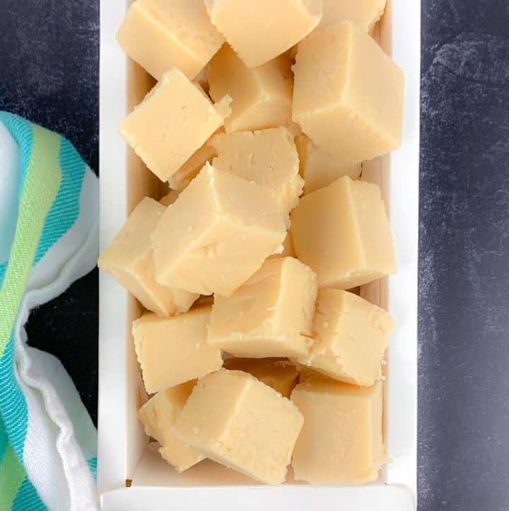 How to Make Vanilla Fudge - Feeling Foodish