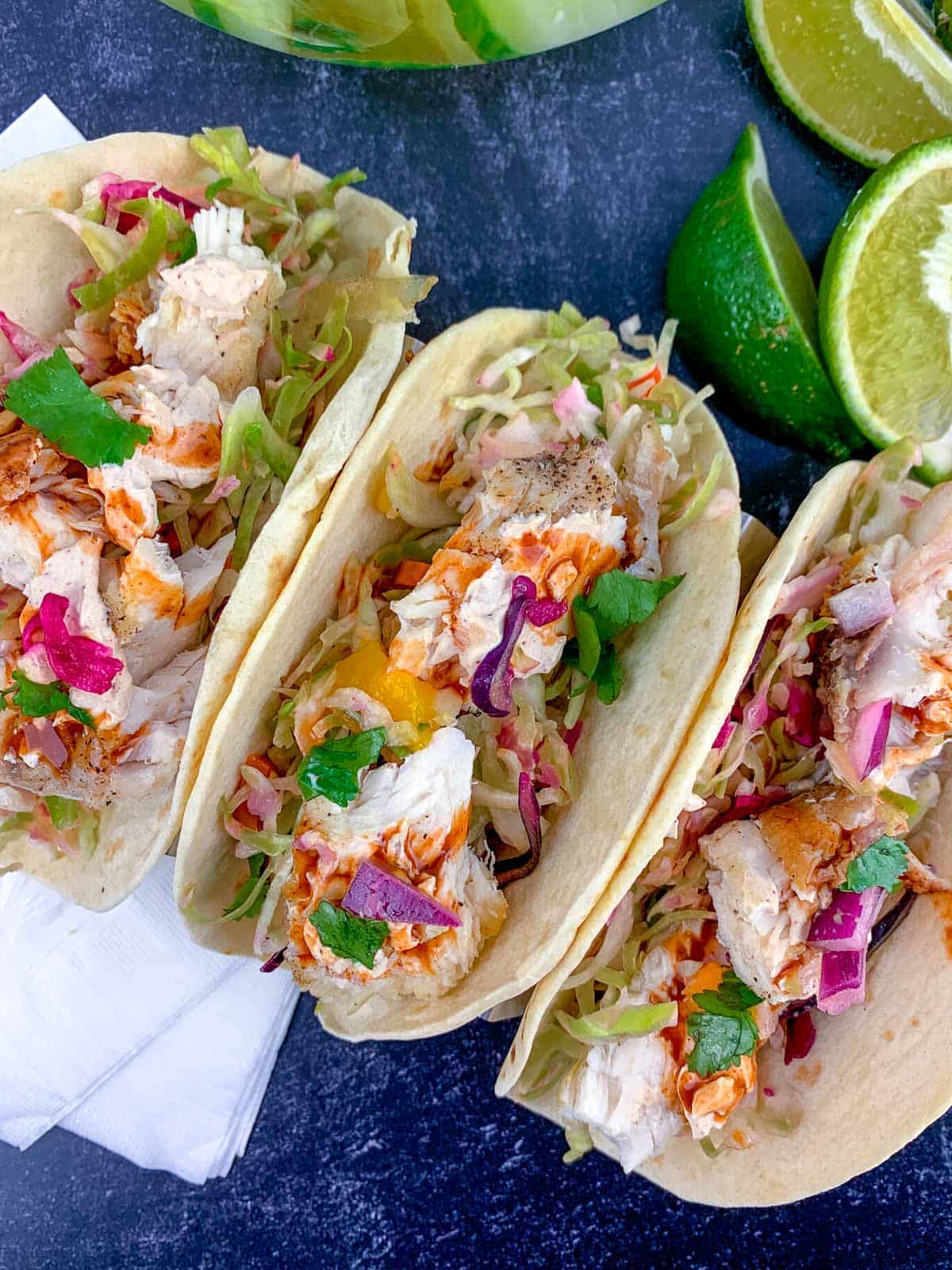 how to make grilled fish tacos recipe