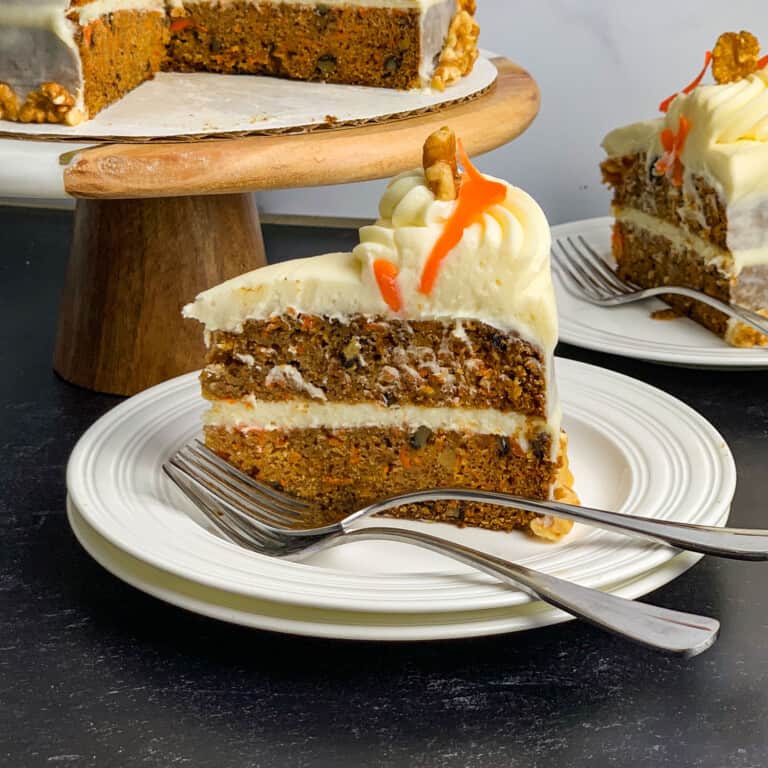 The Best Classic Carrot Cake and Frosting (Moist and Easy!)