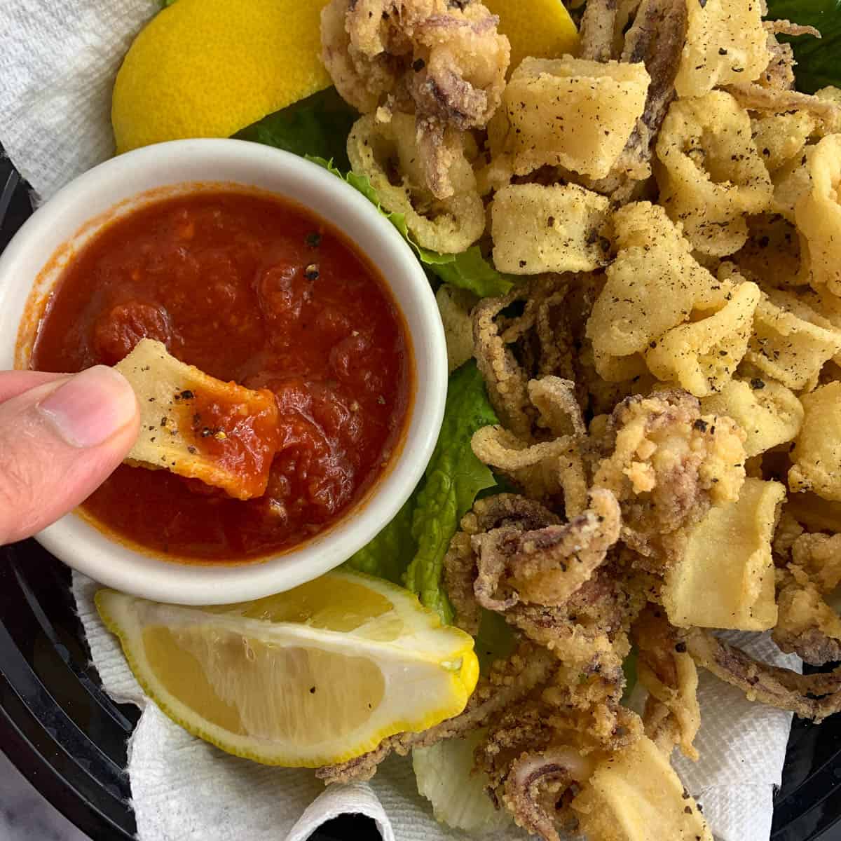 Fried Calamari: Crispy, Tender, Easy! - Feeling Foodish