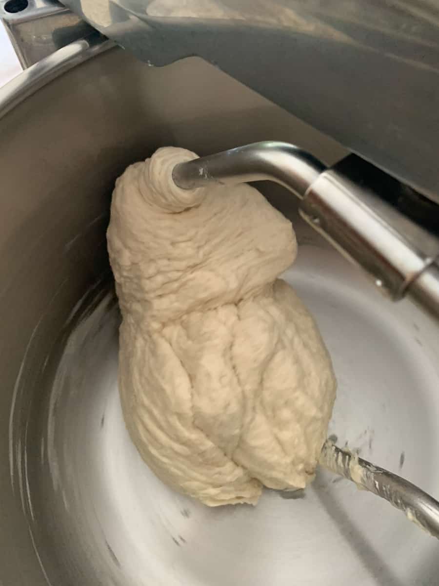 dough in mixer not smooth enough