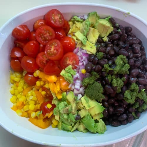 My Favorite Black Bean and Corn Salad - Feeling Foodish