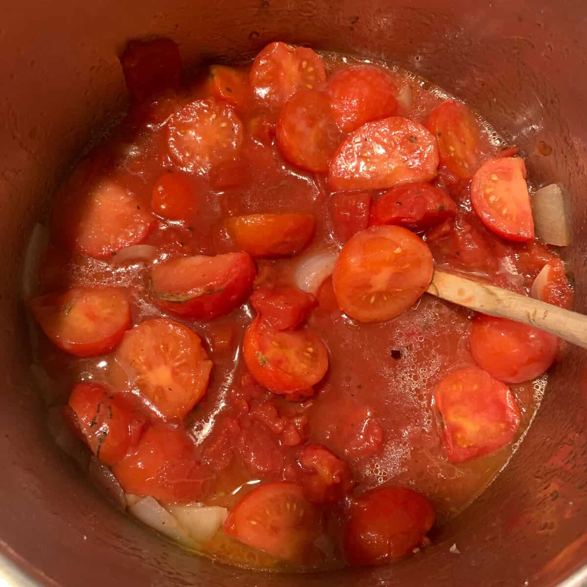 tomato soup ingredients in InstantPot