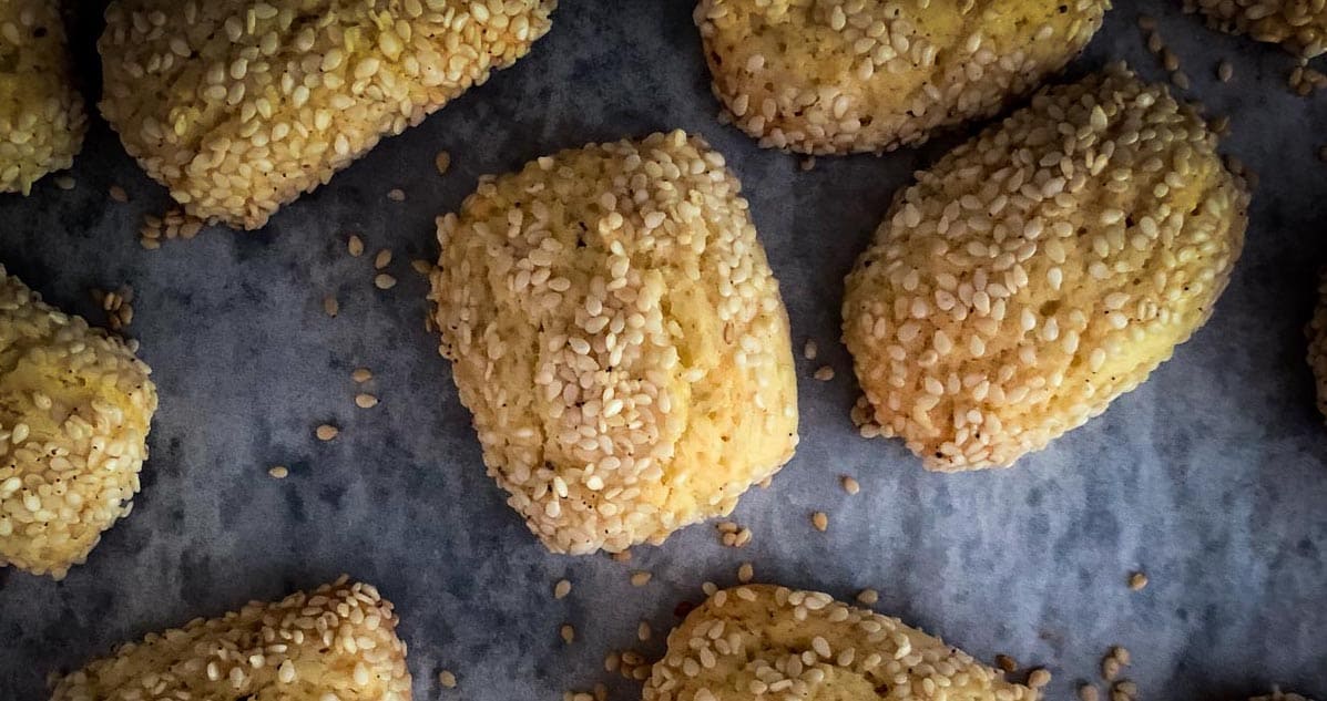 Italian Sesame Cookies - Feeling Foodish