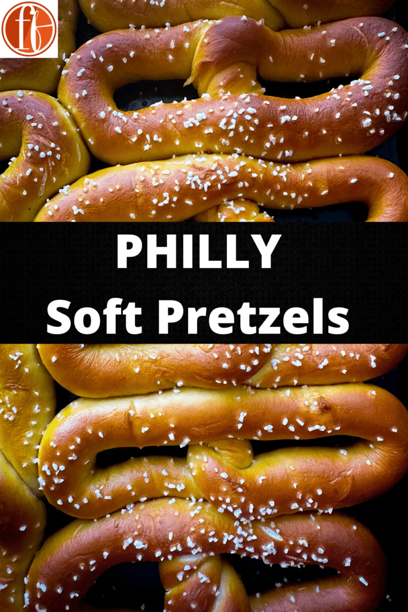 fresh baked Philadelphia pretzels
