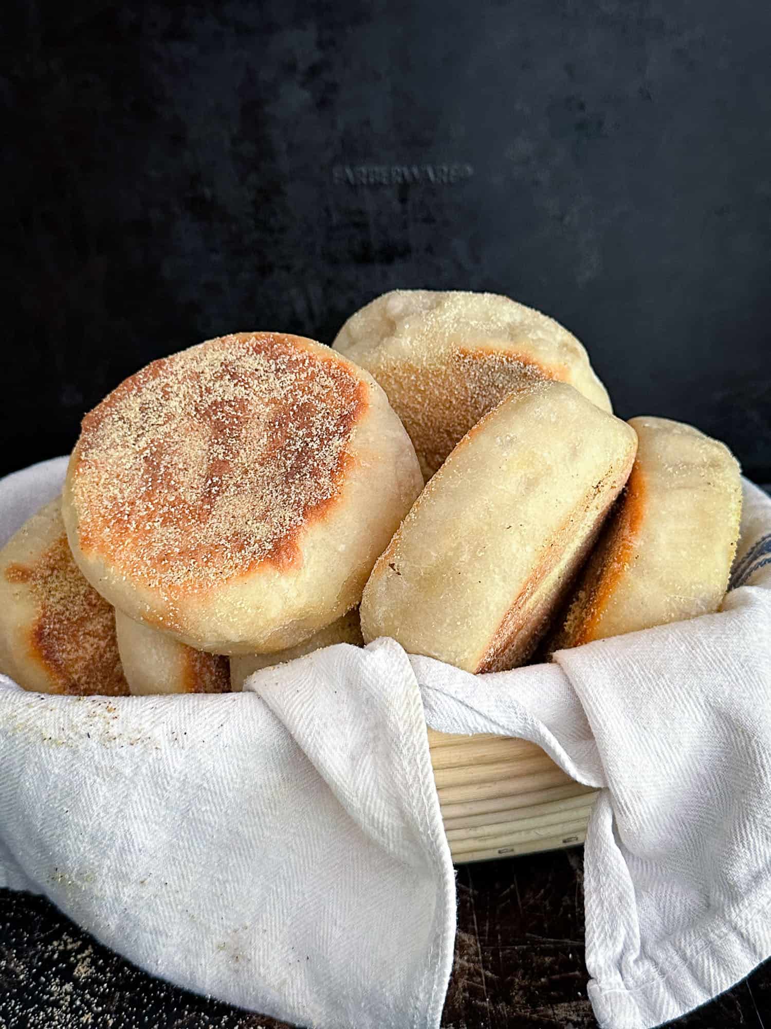 Homemade Sourdough English Muffins