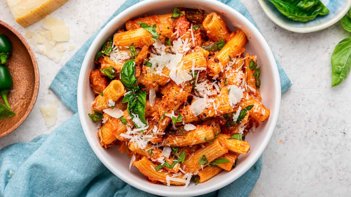 Homemade Chicken Riggies - Feeling Foodish
