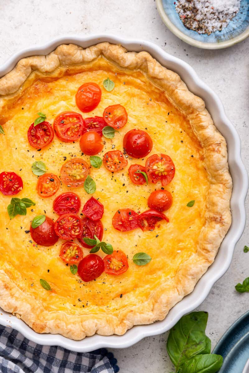 Easy Quiche with Tips - Feeling Foodish