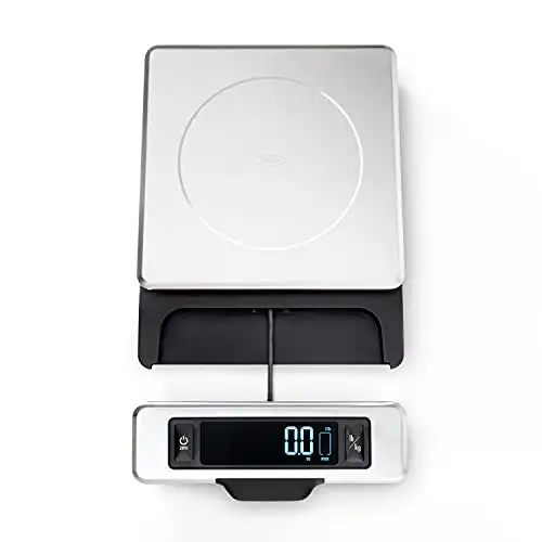 digital food scale with pull out display
