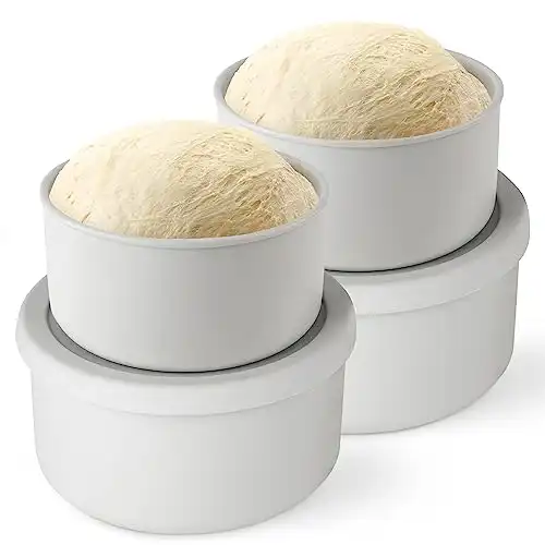 Stackable dough proofing containers