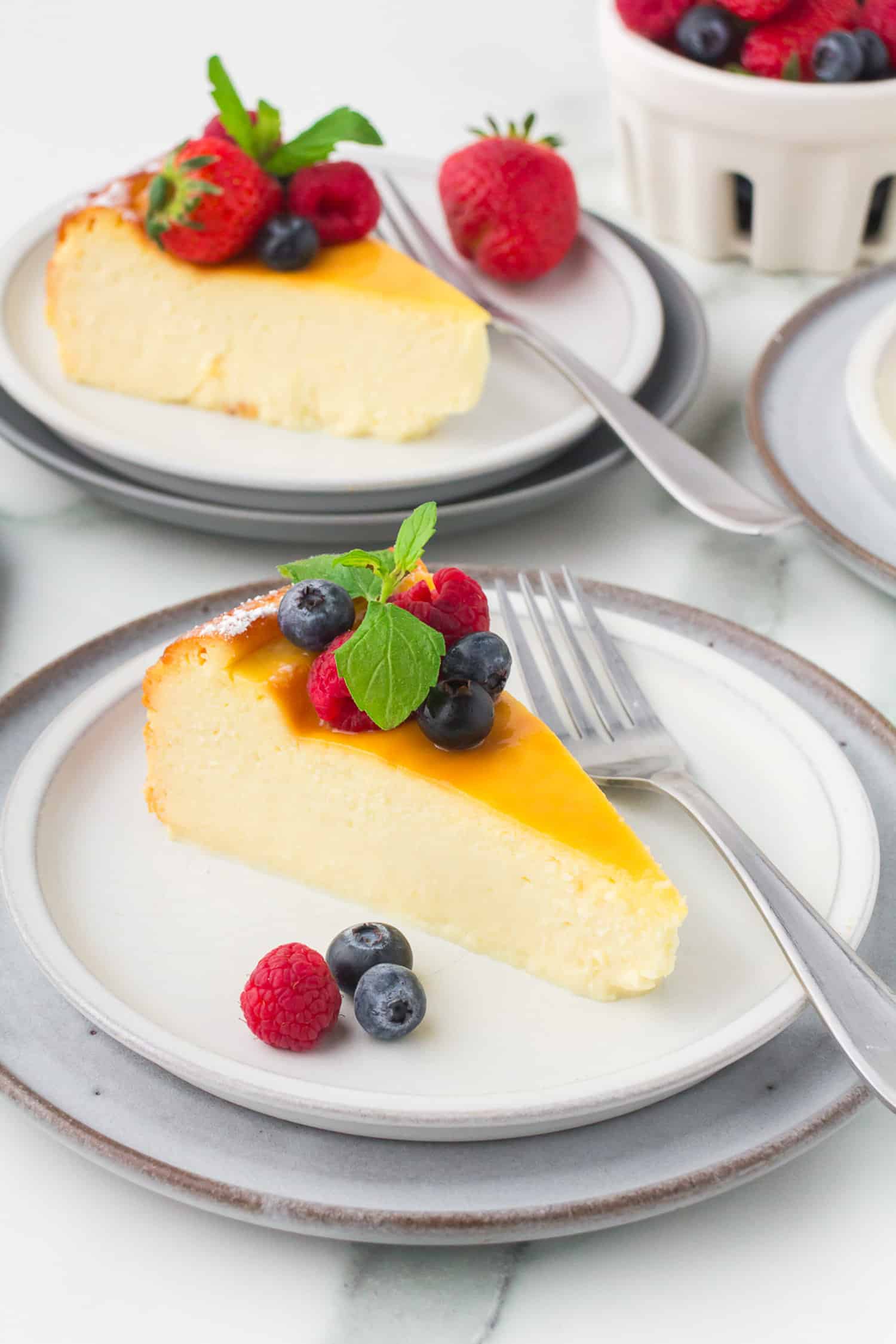 Ricotta Cheesecake - Feeling Foodish