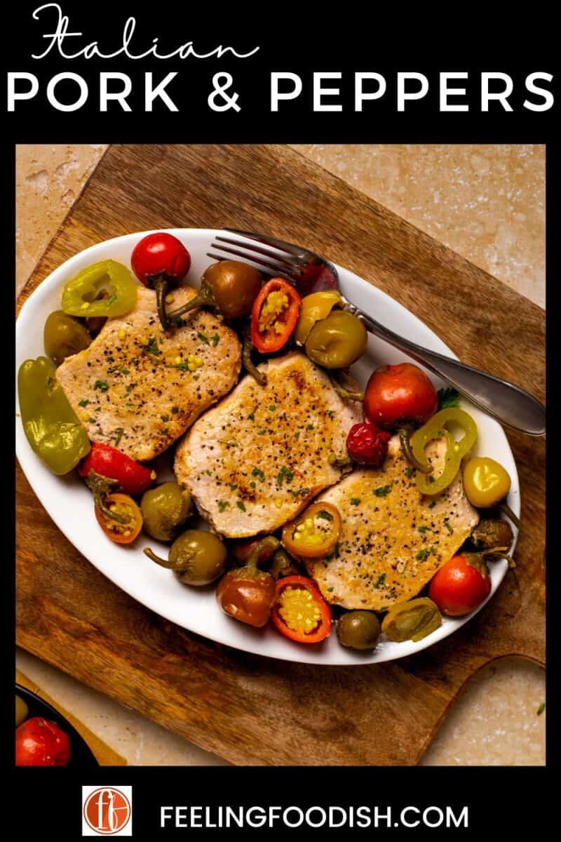 Italian pork and peppers for Pinterest